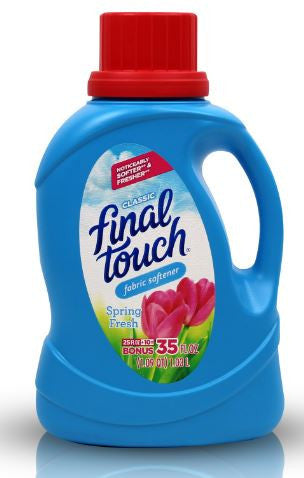 FINAL TOUCH FABRIC SOFTNER | 35 OZ x 9 | SPRING FRESH - FTF04