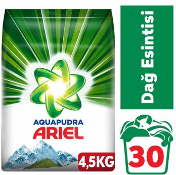 ARIEL AQUA POWDER DETERGENT 4.5 KG (159 oz. - MOUNTAIN BREEZE) x 1pcs - HLTD90