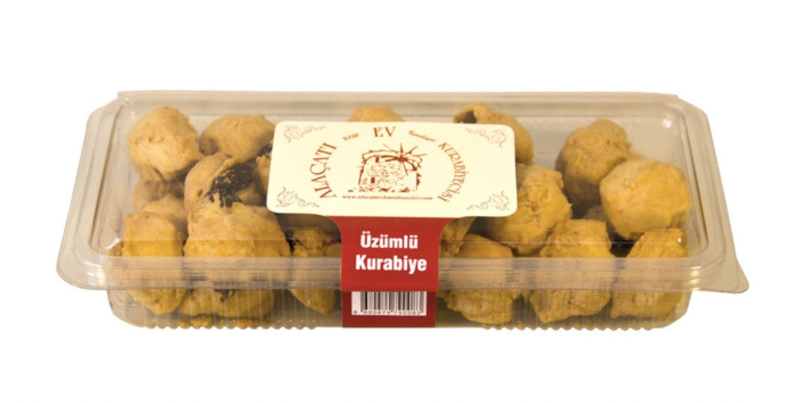 ALACATI KURABIYECISI RAISIN COOKIES 250 GR X 20/CS - ACK252