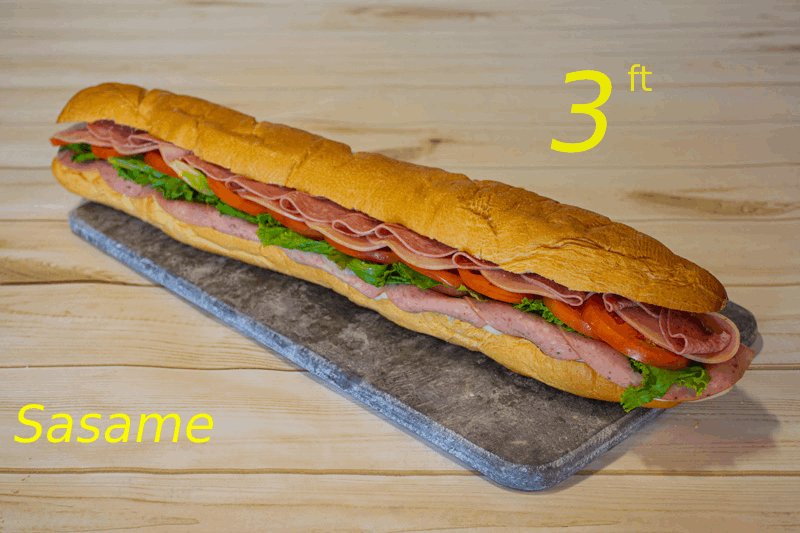 America's 3 FT Sub Sesame Bread