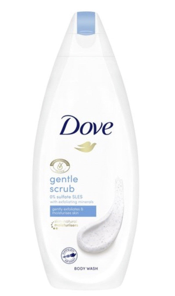 DOVE BODY WASH 12 X 17 OZ || GENTLE SCRUB - OVBW131