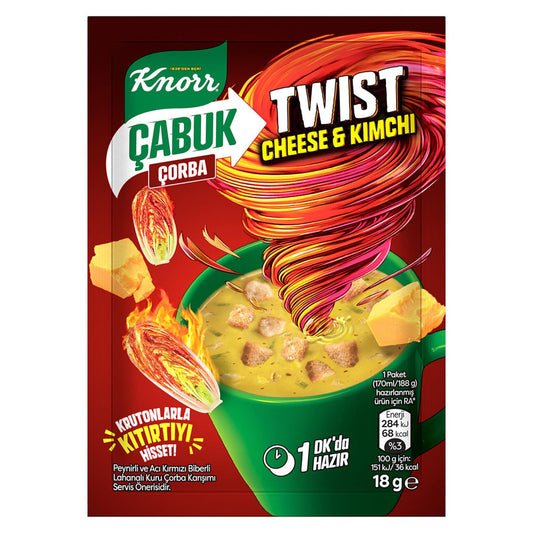 A2 KNORR Cheese & Kimchi Quick Soup 18g 1cs/24pcs