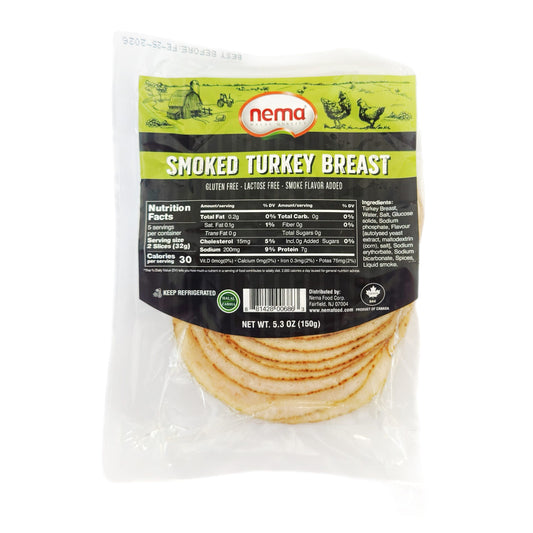 Nema Sliced Smoked Turkey Breast (12 x 150g) - CCN17