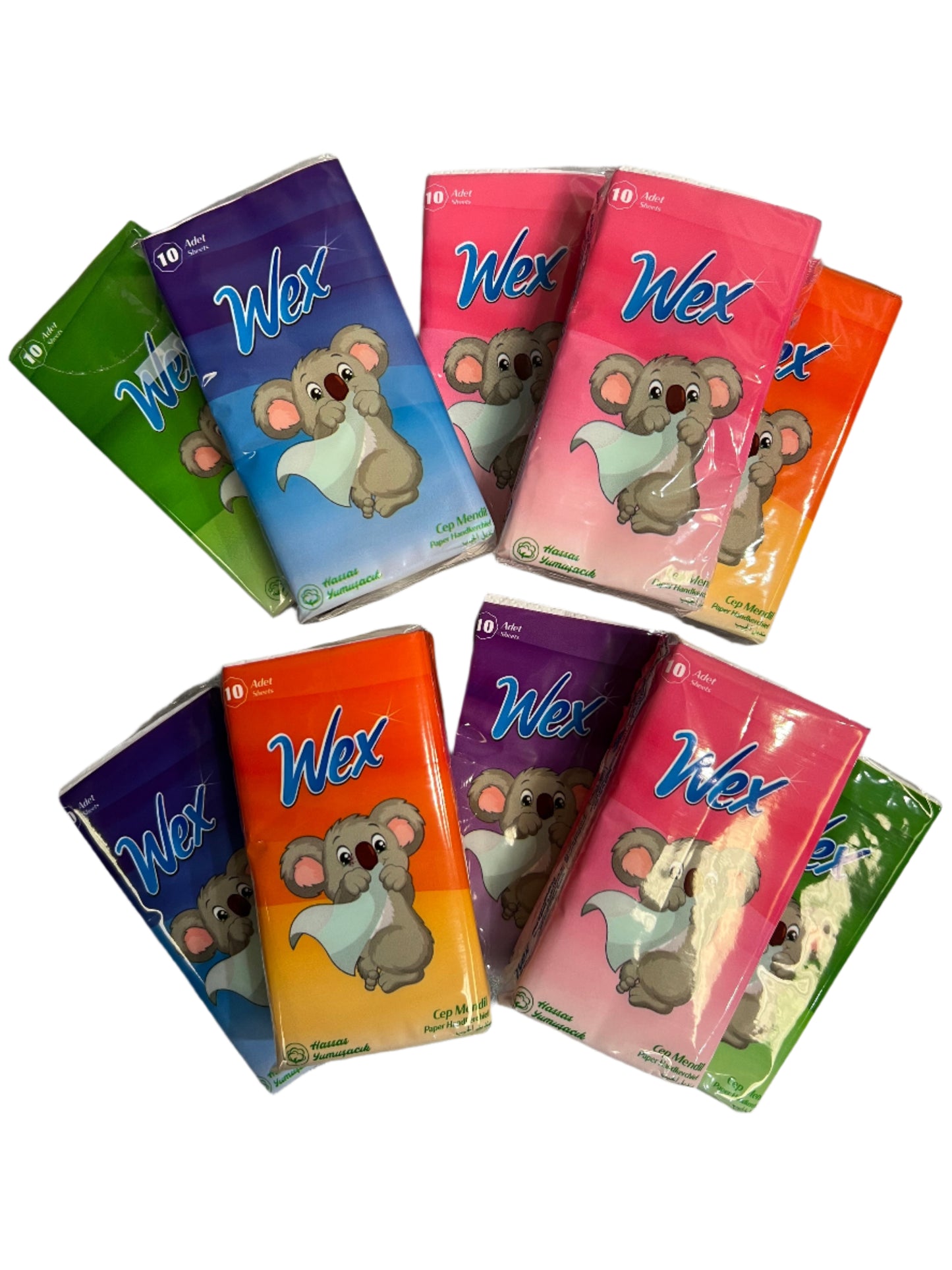Wex Pocket Tissue 20 x (10 Pcs), 3.84kg(8.5lbs)/1pcs - CB8004