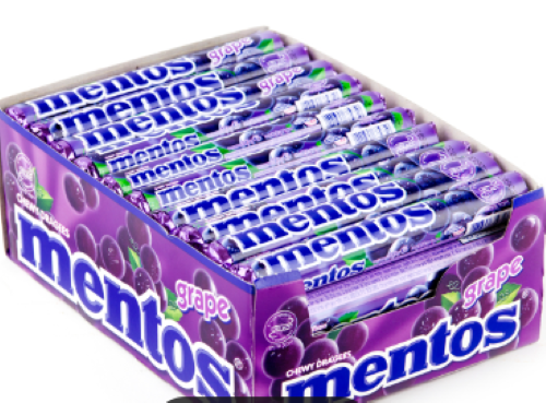 MENTOS 37G x24/CS || GRAPE ROLL - MEN06