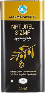 MZ1 MARMARABIRLIK Naturel Sizma Olive Oil 5 Lt Can 1cs/4pcs