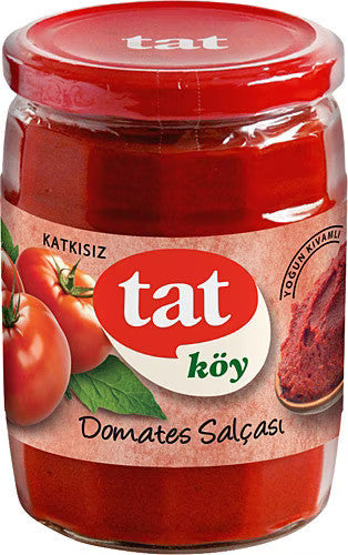 T2 TAT Tomato Paste Koy / Domates Salcasi Cam 560g 1cs/12pcs