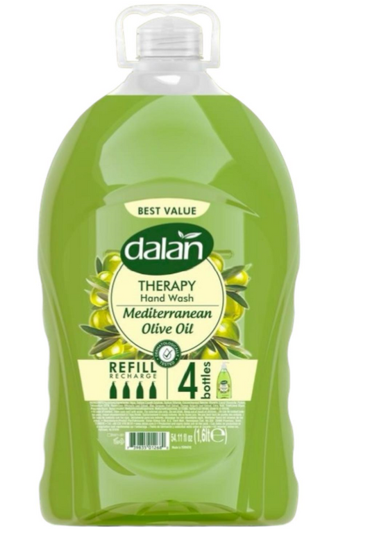 DALAN LIQUID SOAP - MEDITERRANEAN OLIVE OIL 54.11 OZ (1.6LT) X 10PCS - DNL1602