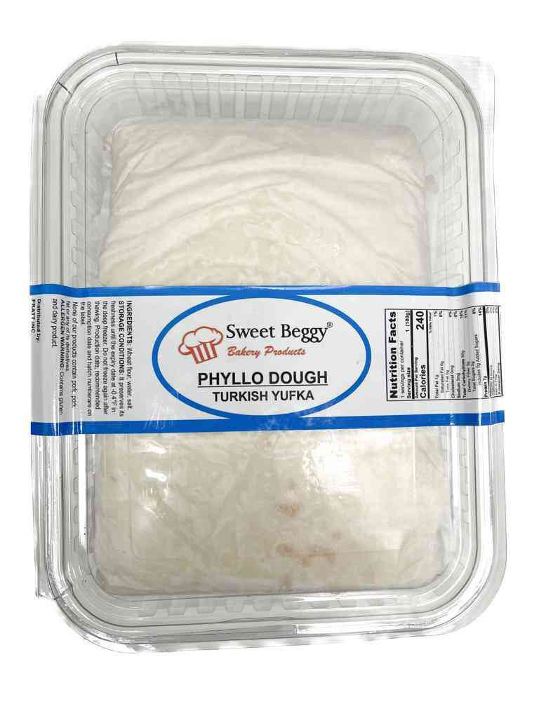 SB03 Sweet Beggy Yufka - Phyllo Dough 740gr 1cs/16pcs