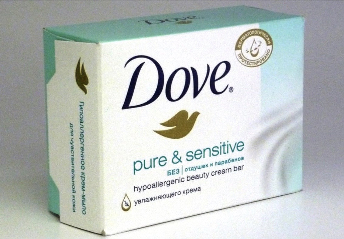 DOVE BAR SOAP | 135G (4.76 OZ) x 48 || SENSITIVE - OV110