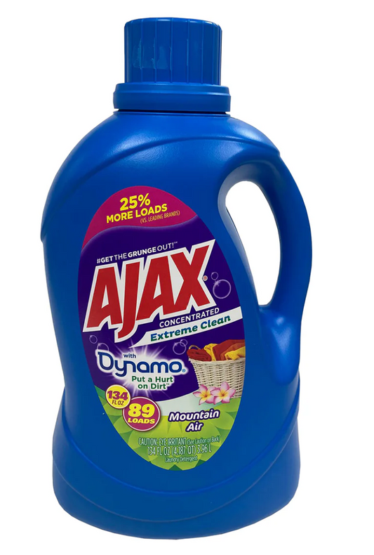AJAX LIQUID LAUNDRY DETERGENT | 134 OZ X 4pcs | EXTREME CLEAN - AJ15