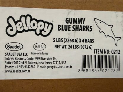 YAY FUN Bulk Gummy Blue Shark 5lbs. X 4Pcs DBG-004