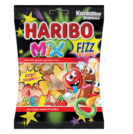 HARIBO FIZZ MIX 70GR X 24PCS - HR25