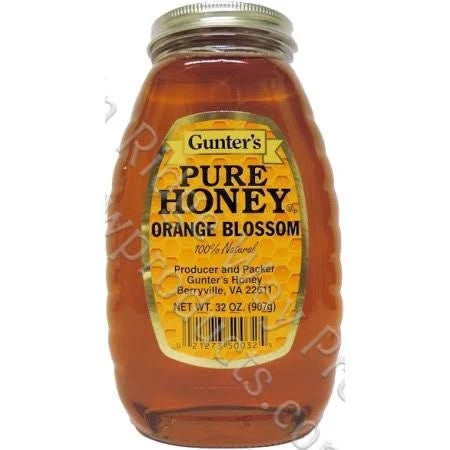 05 Gunter's Pure Honey Orange Blossom 2Lb - 32Oz 1Cs/12Pcs