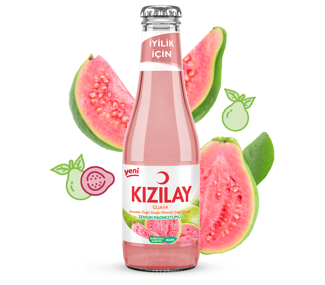 SOD03 KIZILAY Mineral Water Guava 200ml  1cs/24pcs