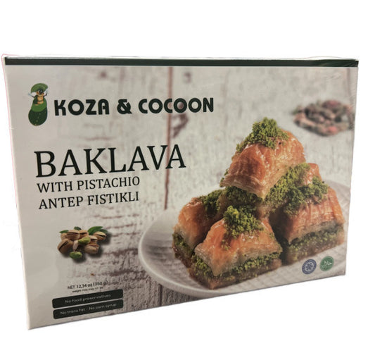 SB01 Koza & Cocoon Pistachio 350g Baklava 1cs/12pcs