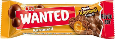 ETI Wanted Caramel Sandwich  Bar 32g s/24pcs