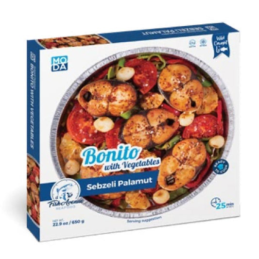 Fish Avenue Bonito with Vegetables (Sebzeli Palamut), 22.9oz (650g), 16pack - 500143