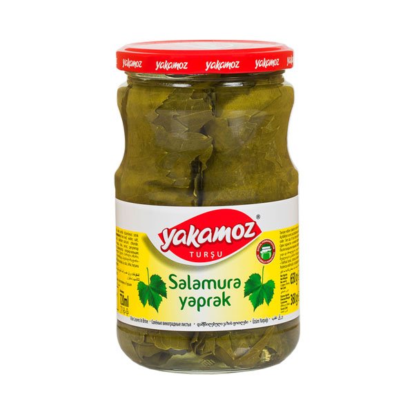 Yakamoz, Grape Leaves In Brine, Glass Jar, 720ml x 12 - 5285