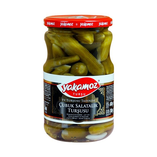 Yakamoz, Pickles, Gherkins (Cubuk), No. 0, Glass Jar, 720ml x 12 - 5292