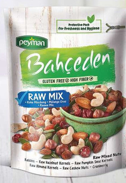 Peyman Bahceden  Raw Mix Nuts 150gr X 12 - PYM0005