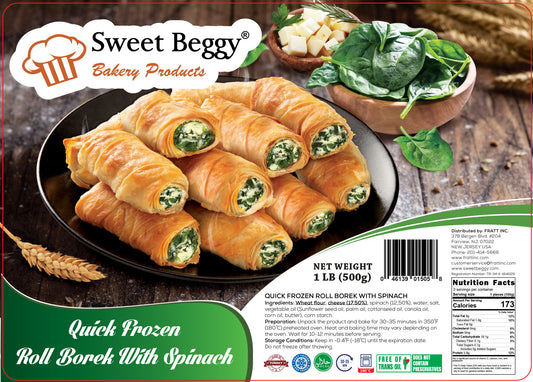 T5 Sweet Beggy Roll Borek With Spinach 500gr 1cs/10pcs