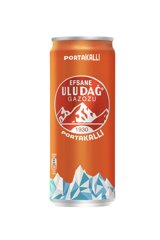 ULUDAG Can Gazoz Orange Soda 330ml 1cs/12pcs