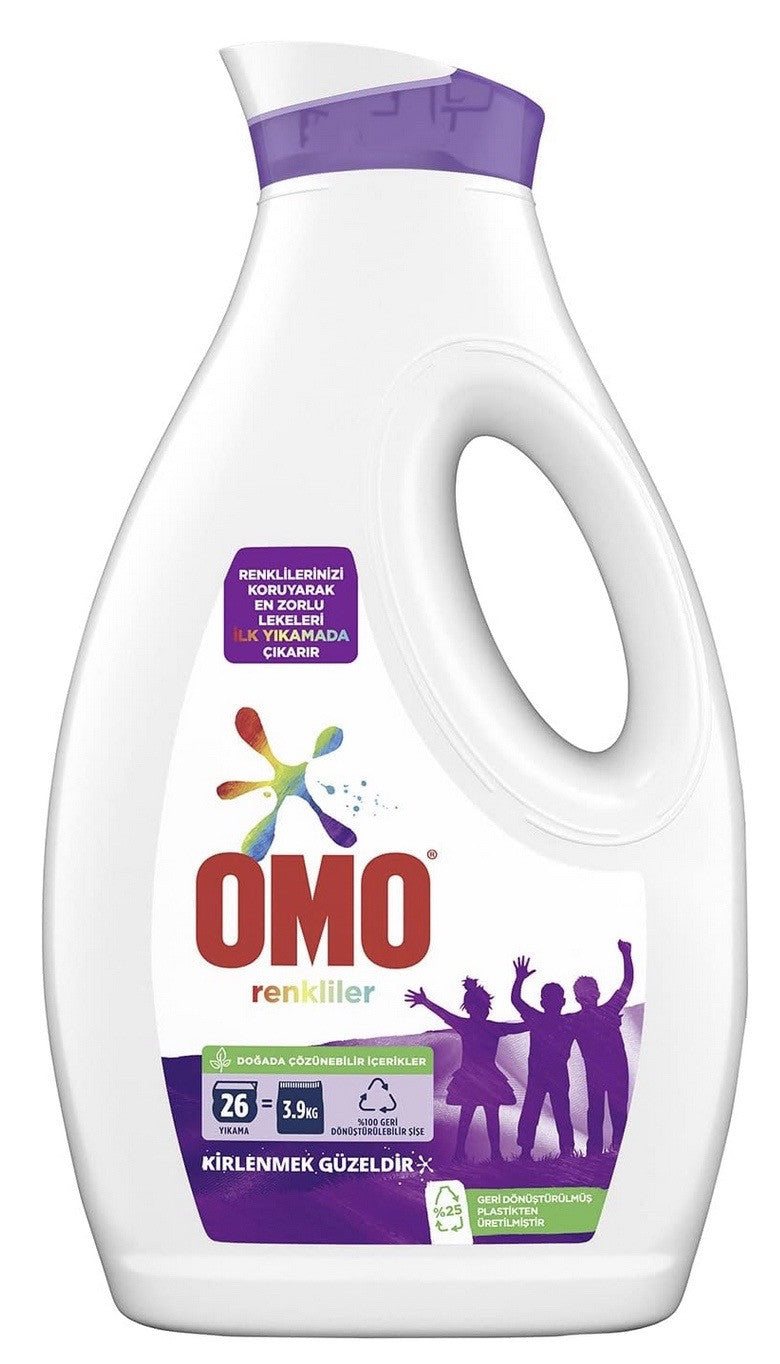 OMO LIQUID LAUNDRY 1690 ML (58 OZ) ACTIVE COLORS *6 - HLTD69