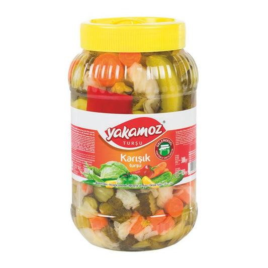 Yakamoz, Pickles, Mixed Vegetable, Pet Jar, 3lt x 6 - 6138