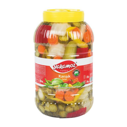 Yakamoz, Pickles, Mixed Vegetable, Pet Jar, 5lt x 4 - 6152