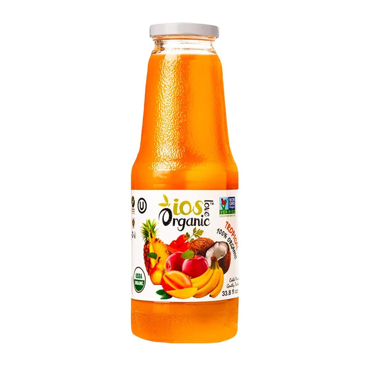 IOS Organic Tropical Juice 33.8 fl oz X 6