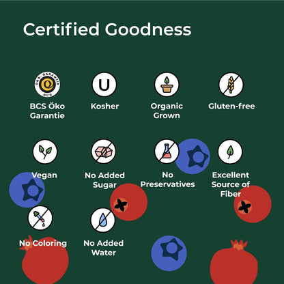 IOS Organic 11 Forest Fruits Juice 33.8 fl oz X 6