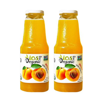 IOS Organic Apricot Juice 33.8 fl oz X 6