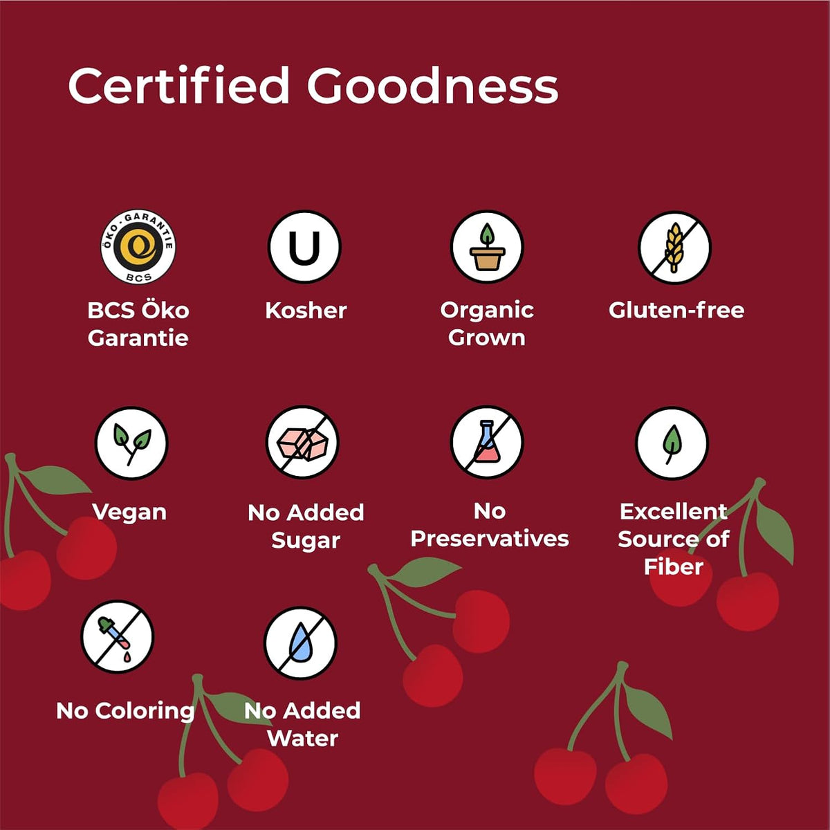IOS Organic Tart Cherry Juice 33.8 fl oz X 6