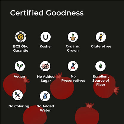 IOS Organic Pomegranate Juice 33.8 fl oz X 6