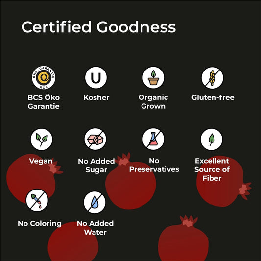 IOS Organic Pomegranate Juice 33.8 fl oz X 6