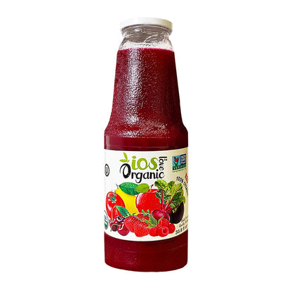 IOS Organic Red Juice 33.8 fl oz X 6