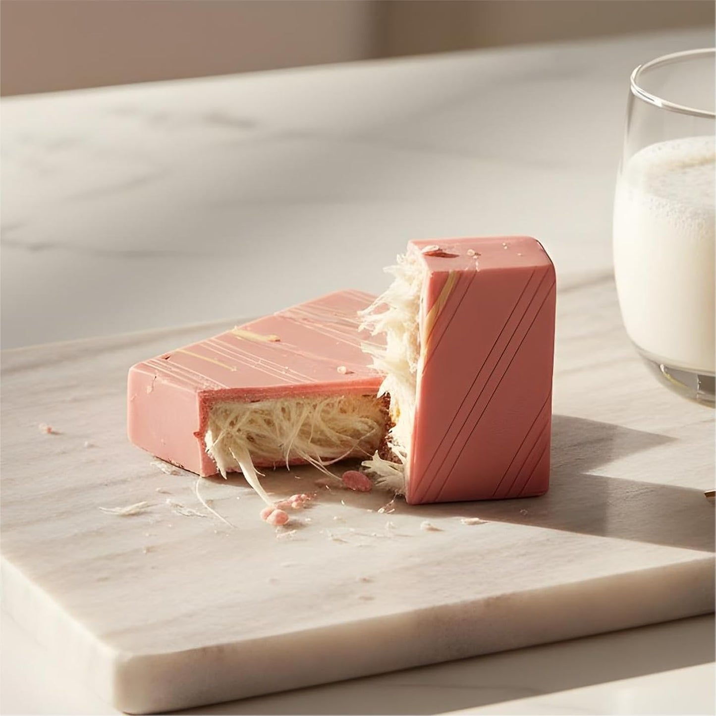 Beemax Raspberry Angel Hair Dubai Chocolate Bar 6 oz (170g) C2001