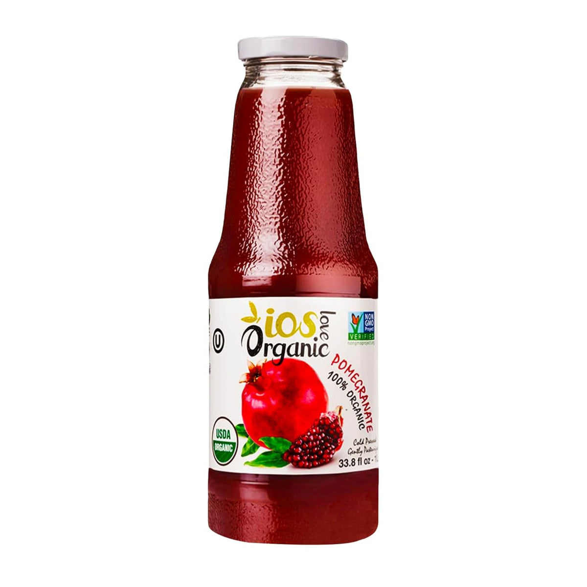 IOS Organic Pomegranate Juice 33.8 fl oz X 6
