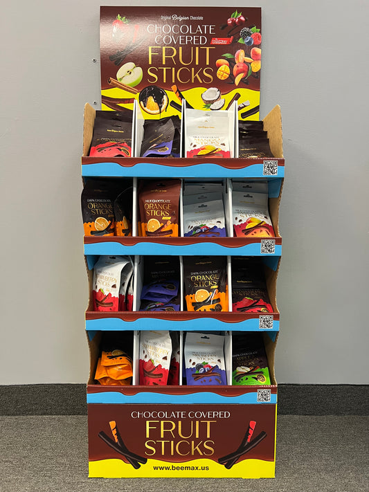Beemax FRUIT STICKS Stand Shipper F5001 120ct