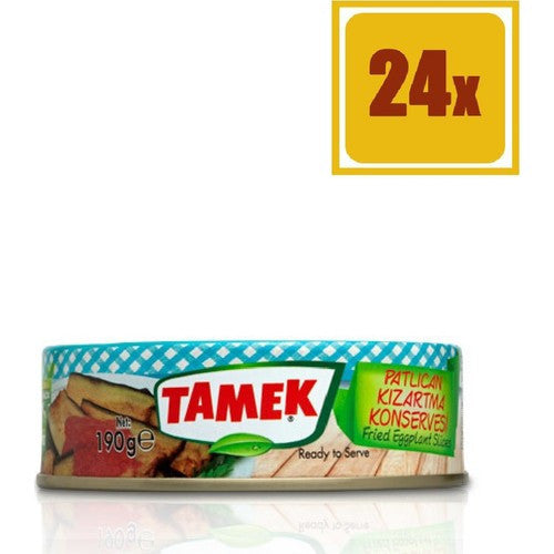 T1 TAMEK Fried Eggplant/Patlican Kizartma Slices 190g 1cs/24pcs