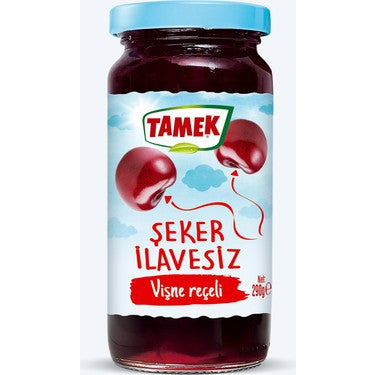 T1 TAMEK Sour Cherry Jam Without Added Sugar 290g 1cs/12pcs