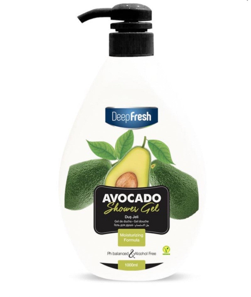 DEEPFRESH SHOWER GEL || 34 OZ x 12 || AVOCADO - DF01