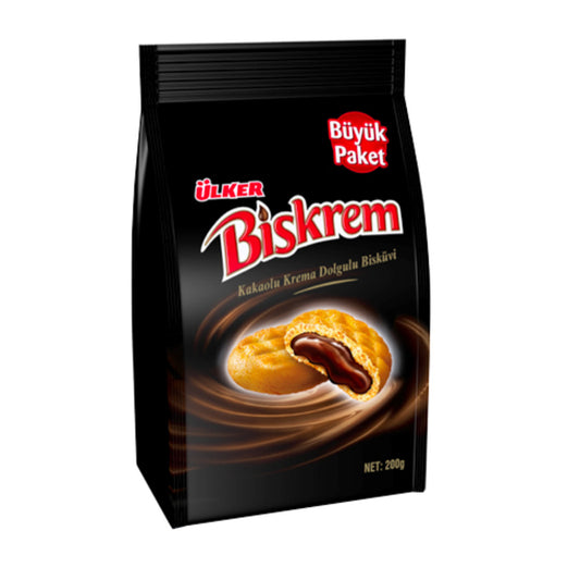 ULKER A1 Biskrem Chocolate Biscuit 200g  1cs/12pcs