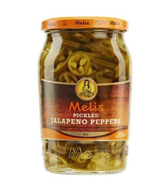 MELIS PICKLED JALAPENO PEPPERS 720 ML ( 24.3 FL OZ) X 12 - MLS1336