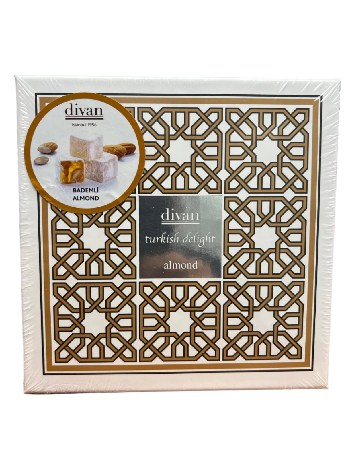 Divan Loqum, Almond, Selcuk Collection, Light Brown, Box, 8.8oz (250g) x 12pcs - 7005727