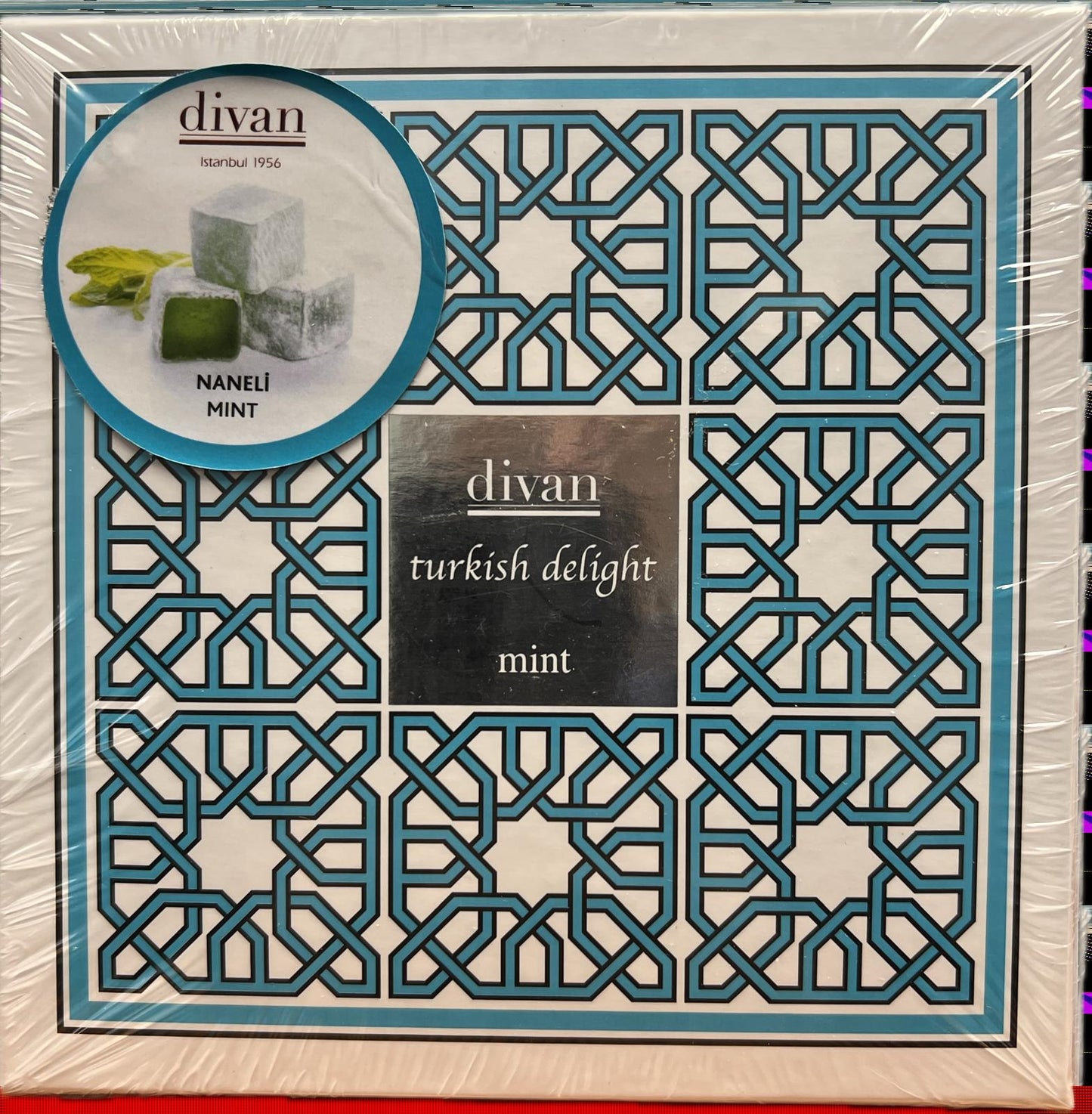 Divan Loqum, Mint, Selcuk Collection, Blue, Box, 8.8oz (250g) x 12pcs - 7005739