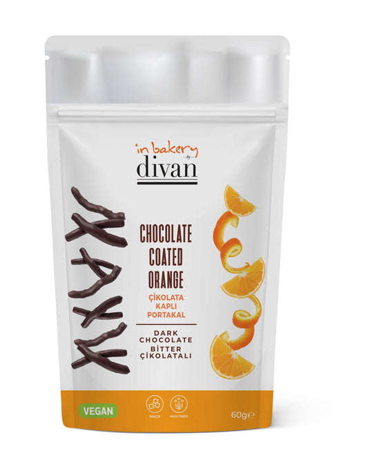 Divan Chocolate Coated, Orange, Doypack, 2.1oz (60g) x 10pcs - 7005917