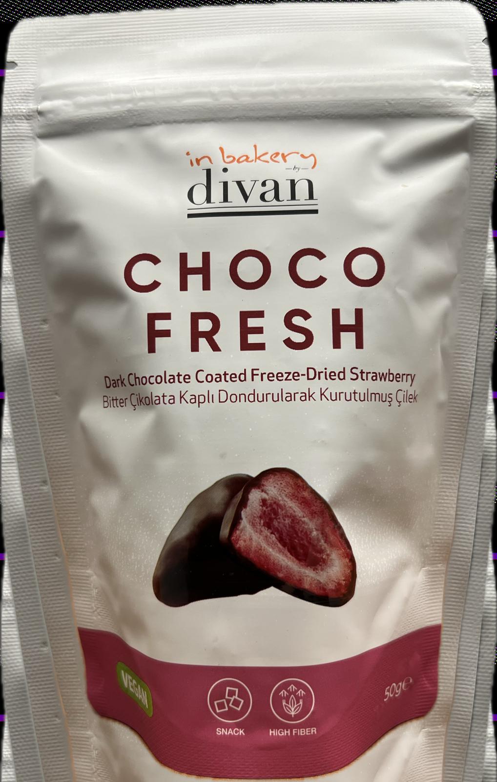 Divan Chocolate Coated, Freeze Dried Plum, Doypack, 1.8oz (50g) x 10pcs - 7006749