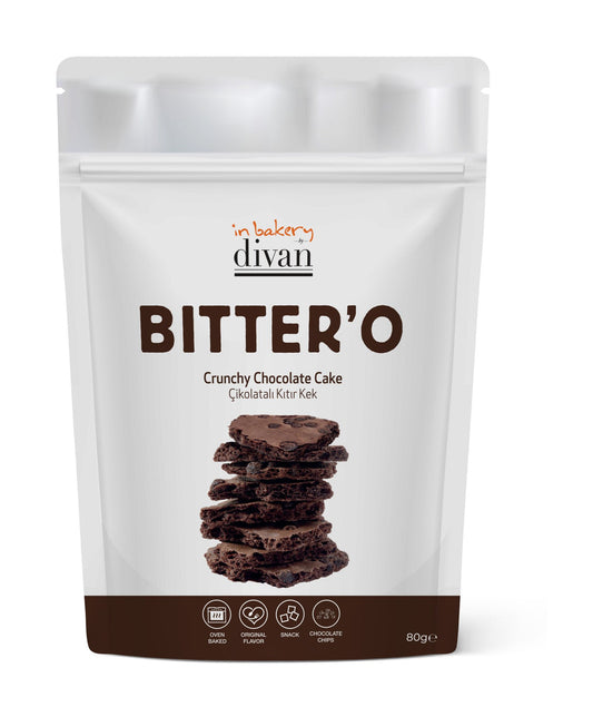 Divan Bakery, Bitter'o Brownie Brittle, Doypack, 2.8oz (80g) x 15pcs - 7006833